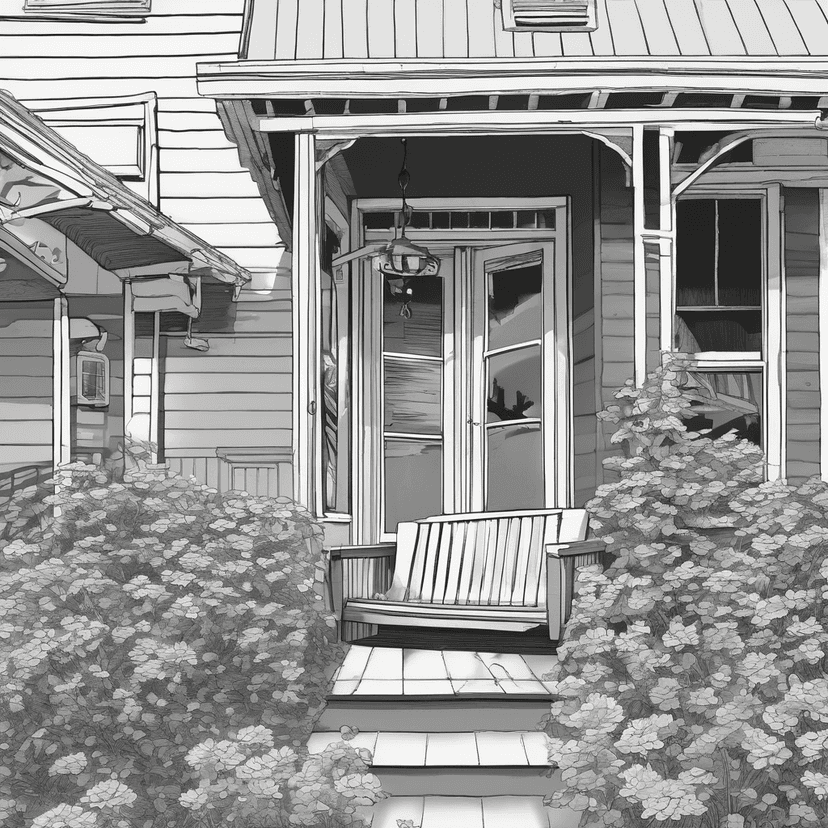 Neighbors don't water the geranium on 55th Ave E.